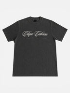 Distressed Script Tee